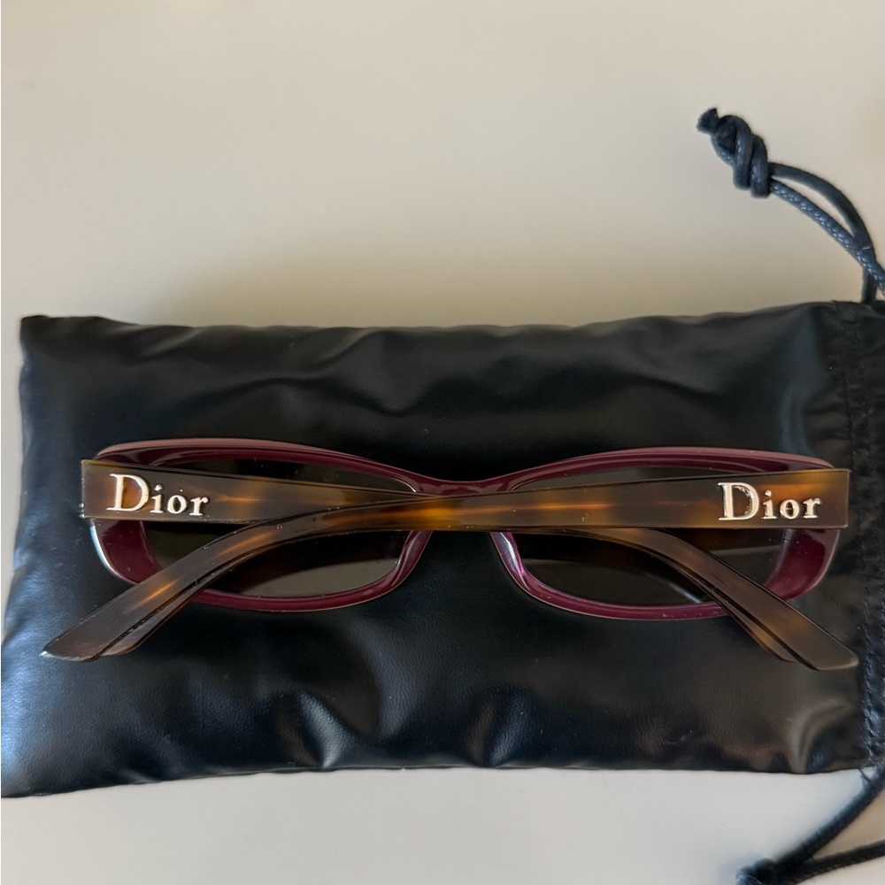 Vintage Dior Rectangular/Cat Eye Glasses - image 2
